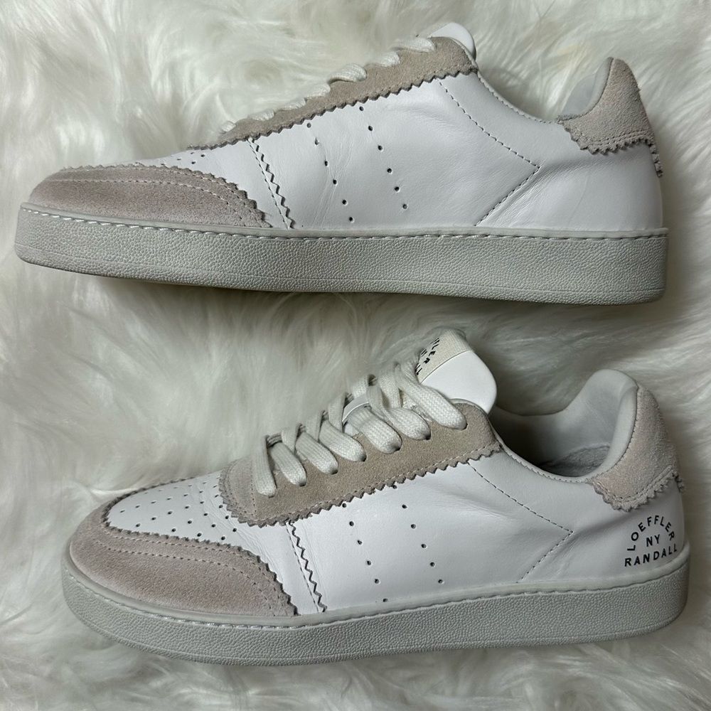Loeffler Randall Keeley Leather Low-Top Sneakers - Picture 5 of 12